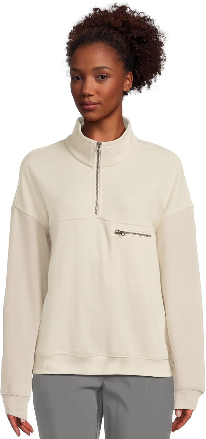 Columbia женская толстовка Bugasweat Half Zip, Chalk/Dark Stone
Columbia женская толстовка Bugasweat Half Zip, Chalk/Dark Stone