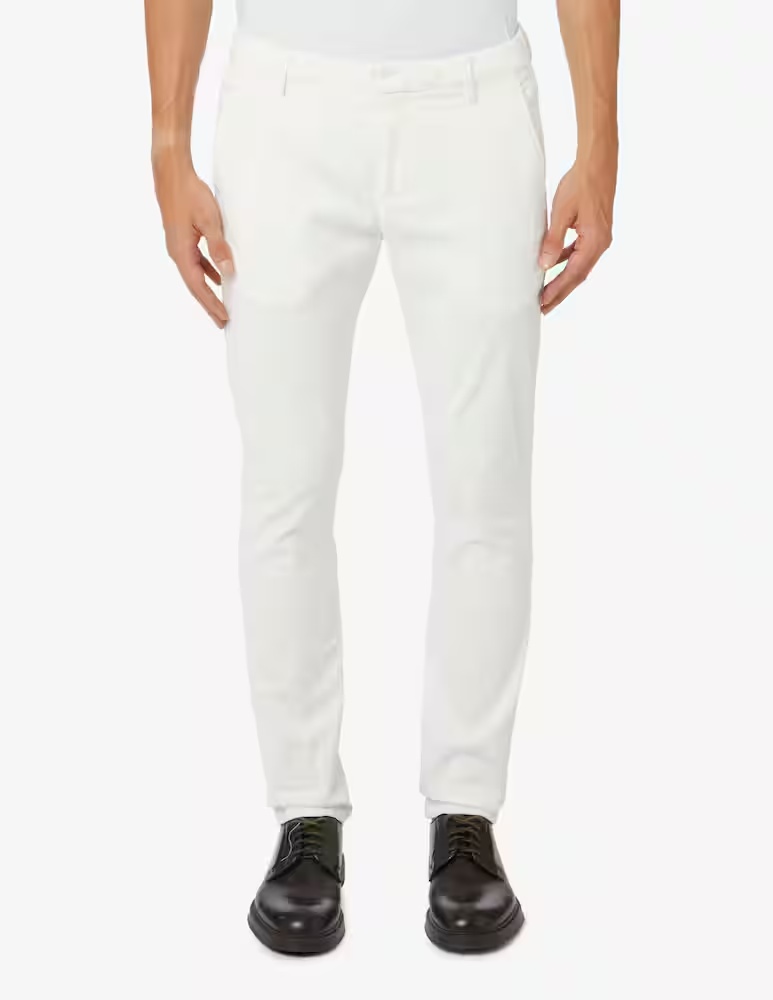 Бархатные брюки Gaubert в рубчик Dondup, белый
Бархатные брюки Gaubert в рубчик Dondup, белый