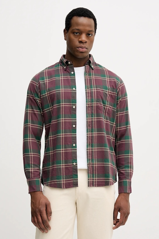 Хлопковая рубашка United Colors Of Benetton, зеленый
Хлопковая рубашка United Colors Of Benetton, зеленый