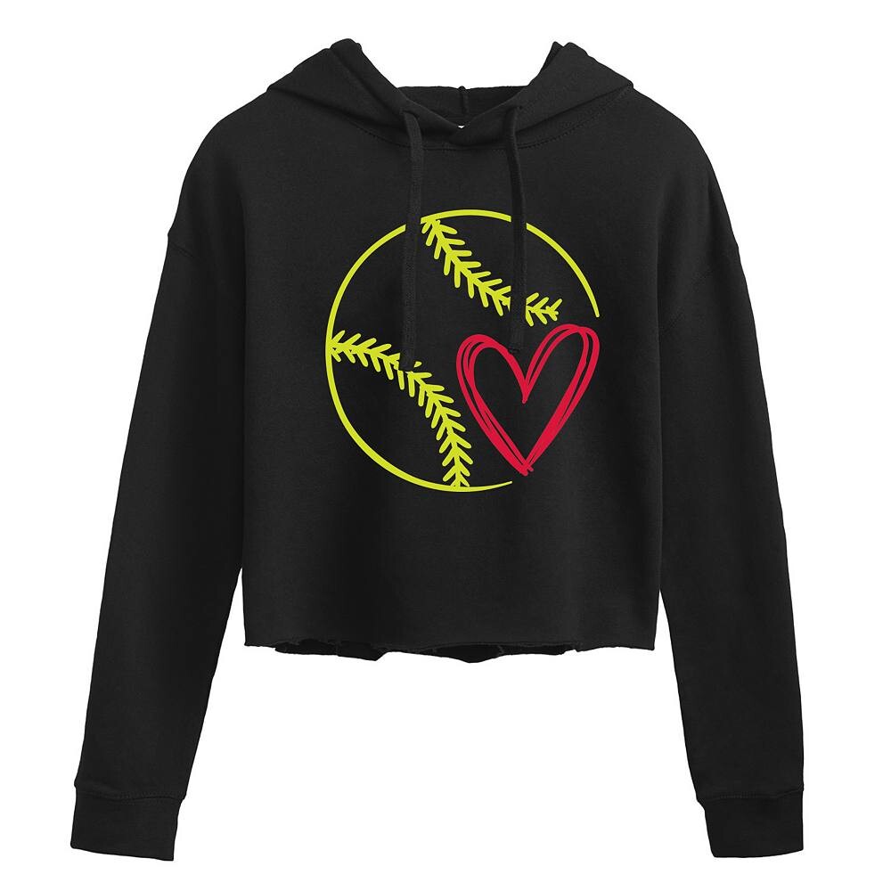 Юниорская худи для софтбола с укороченным рисунком в форме сердца Licensed Character, черный
Юниорская худи для софтбола с укороченным рисунком в форме сердца Licensed Character, черный