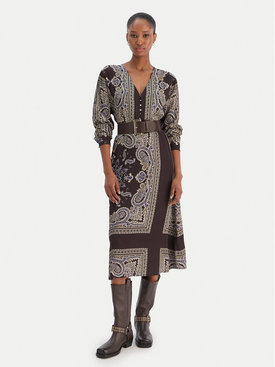 Повседневное платье regular fit MF5394 TS117 Liu Jo, коричневый
Повседневное платье regular fit MF5394 TS117 Liu Jo, коричневый