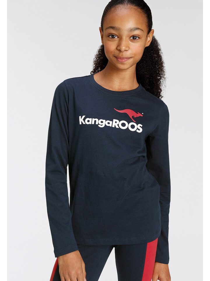 Лонгслив Kangaroos, темно синий
Лонгслив Kangaroos, темно синий