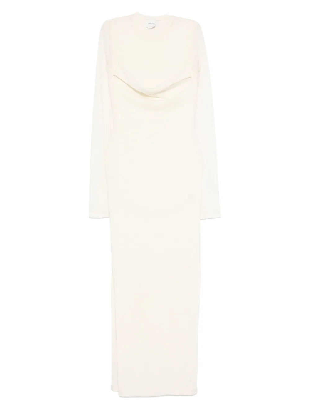 Длинное платье с круглым вырезом Nanushka, нейтральный
Длинное платье с круглым вырезом Nanushka, нейтральный