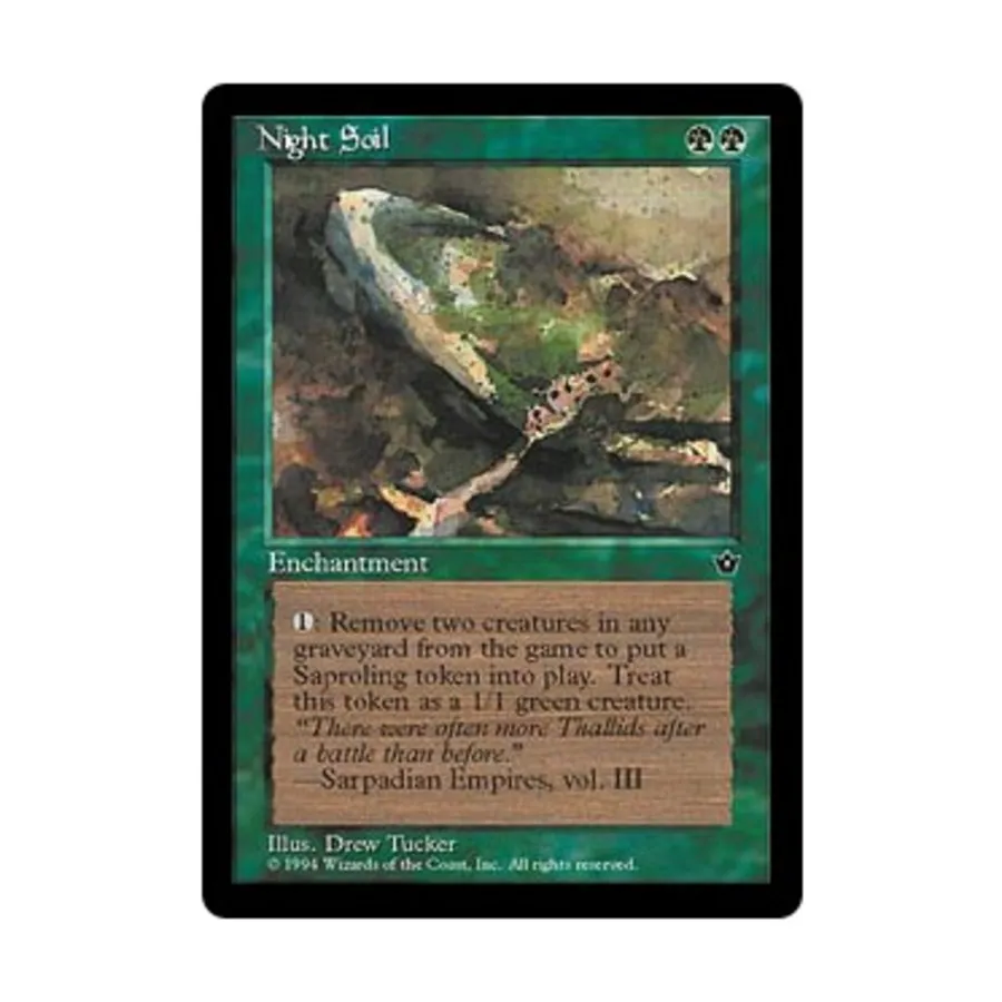 CCG Ночная почва - Вер. 1 (С3), MTG - Fallen Empires
CCG Ночная почва - Вер. 1 (С3), MTG - Fallen Empires