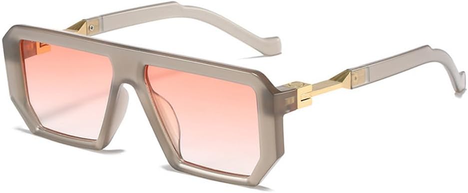 Ретро солнцезащитные очки для женщин, модные, с прозрачными линзами, защита от УФ-излучения UV400; для мужчин, в стиле панк, с градиентным переходом цвета TKKTLLT, Gray Pink Gradient
Ретро солнцезащитные очки для женщин, модные, с прозрачными линзами, защита от УФ-излучения UV400; для мужчин, в стиле панк, с градиентным переходом цвета TKKTLLT, Gray Pink Gradient