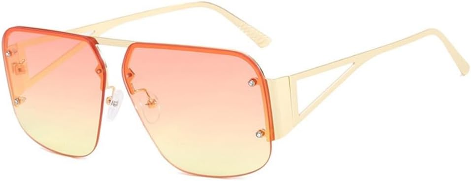 Ретро женские солнцезащитные очки в винтажном стиле с металлической оправой, мужские очки с прозрачными линзами и защитой от УФ-излучения UV400 VFDHN, Gold Pink Yellow
Ретро женские солнцезащитные очки в винтажном стиле с металлической оправой, мужские очки с прозрачными линзами и защитой от УФ-излучения UV400 VFDHN, Gold Pink Yellow