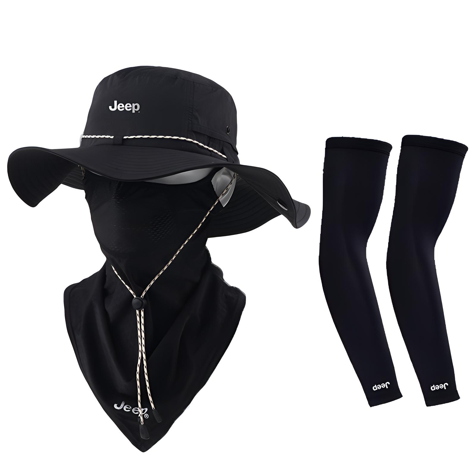 Jeep Нейлоновая шляпа от солнца унисекс, Black Hats & Caps Three-Piece Set
Jeep Нейлоновая шляпа от солнца унисекс, Black Hats & Caps Three-Piece Set