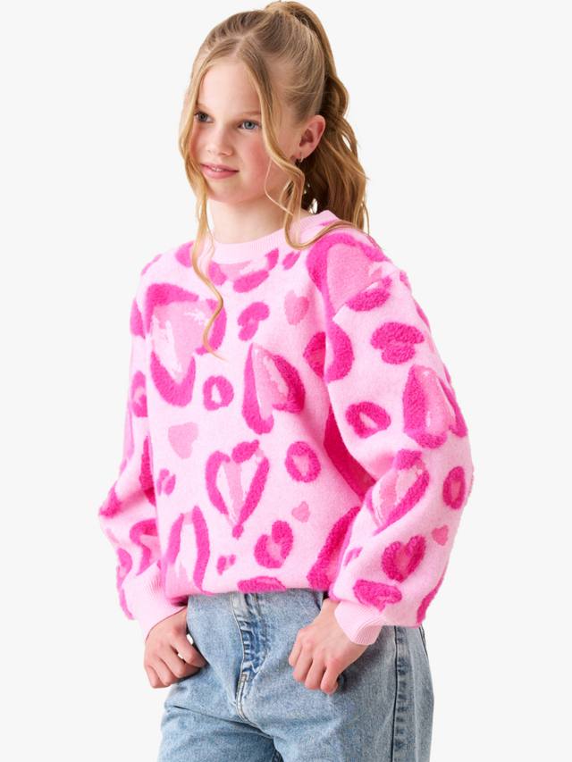 Детский свитер Leo Relaxed с сердечками Angel & Rocket, Pink
Детский свитер Leo Relaxed с сердечками Angel & Rocket, Pink