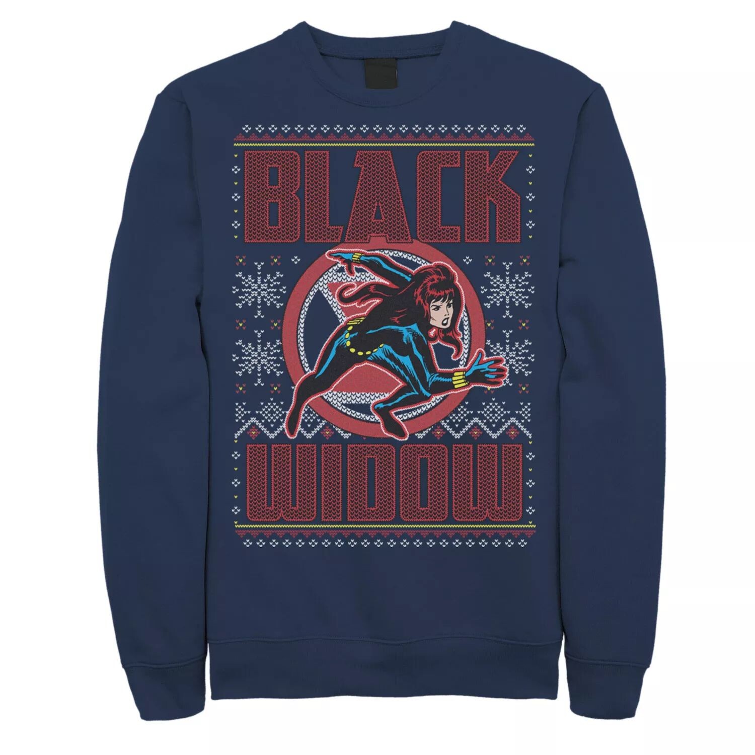 Мужской свитшот Black Widow Ugly Christmas Marvel 
Мужской свитшот Black Widow Ugly Christmas Marvel
