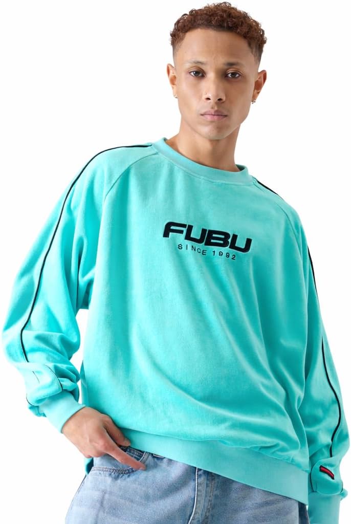 Толстовка FUBU, мужской, женский, с длинным рукавом, велюровый, с круглым вырезом, в американском стиле, уличный стиль, унисекс для взрослых
Толстовка FUBU, мужской, женский, с длинным рукавом, велюровый, с круглым вырезом, в американском стиле, уличный стиль, унисекс для взрослых