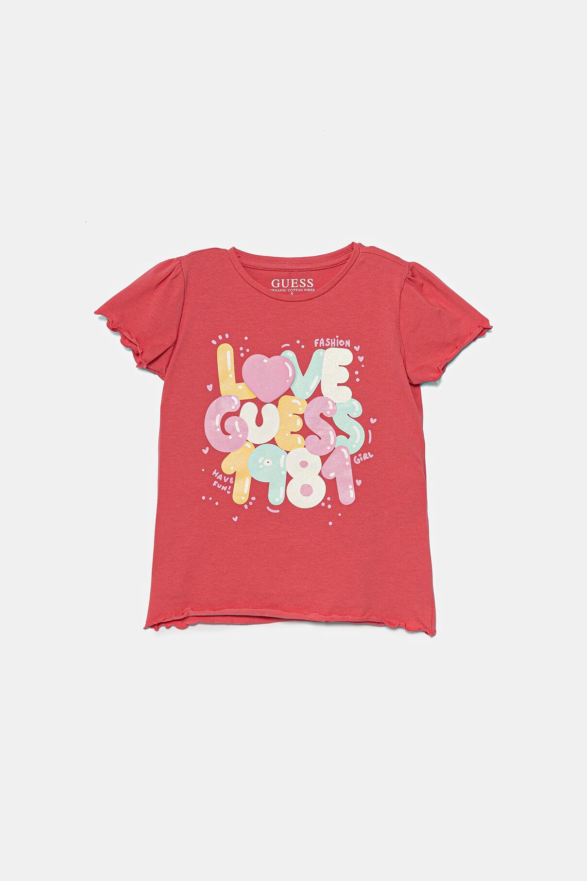Детская футболка Guess, розовый
Детская футболка Guess, розовый