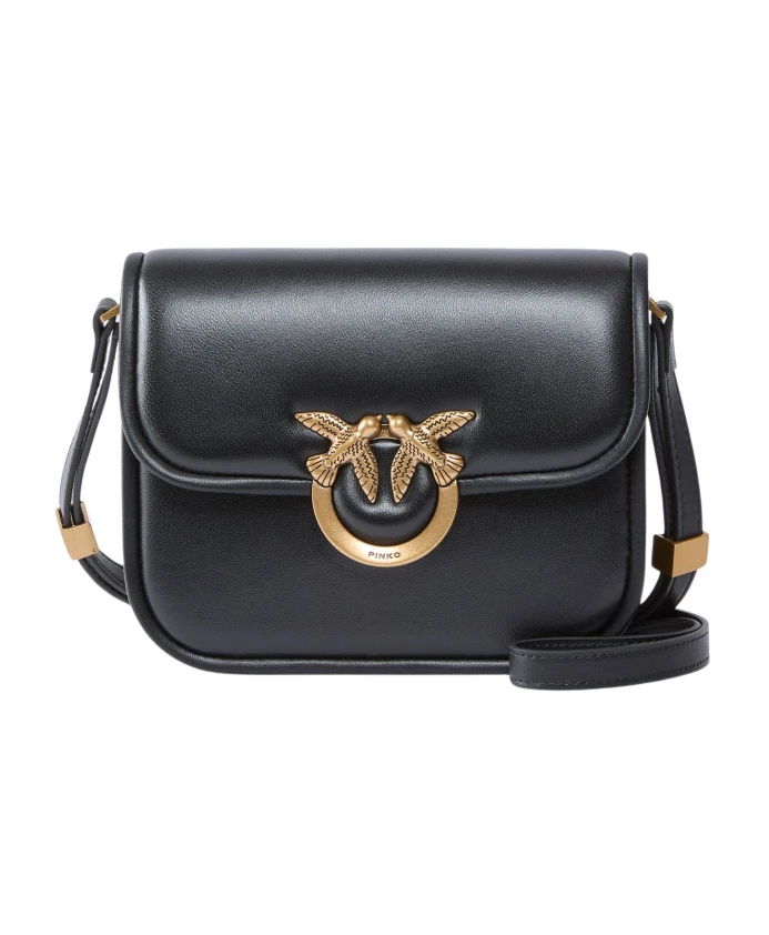 Кожаная сумка через плечо «Любовные птички» Pinko, черный
Кожаная сумка через плечо «Любовные птички» Pinko, черный