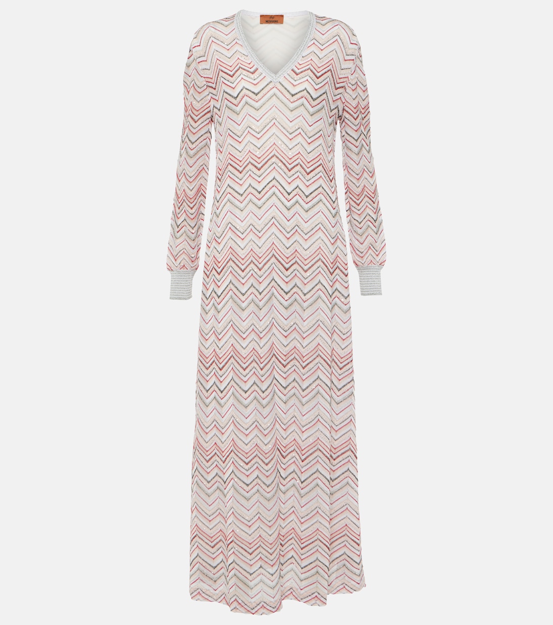 Длинное платье с металлическим узором Zig Zag Missoni, Multicolor Pink Tones
Длинное платье с металлическим узором Zig Zag Missoni, Multicolor Pink Tones
