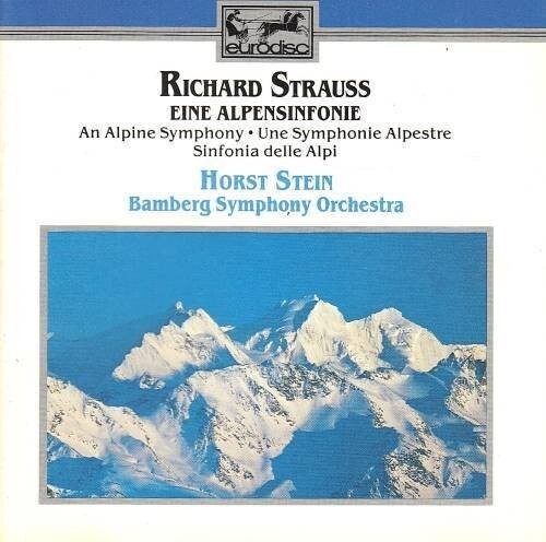 CD диск Strausshard / Stein / Bamberg Sym Orch: Alpine Sym / Hors
CD диск Strausshard / Stein / Bamberg Sym Orch: Alpine Sym / Hors