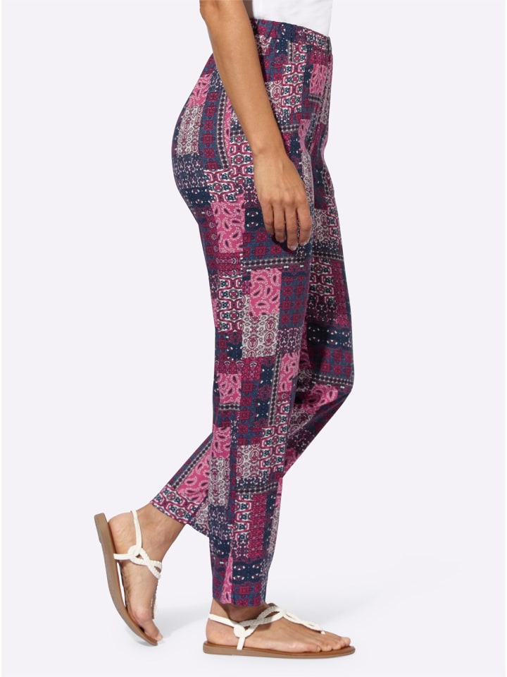 Брюки-накидки из джинсовой ткани с синим принтом WITT WEIDEN
Брюки-накидки из джинсовой ткани с синим принтом WITT WEIDEN