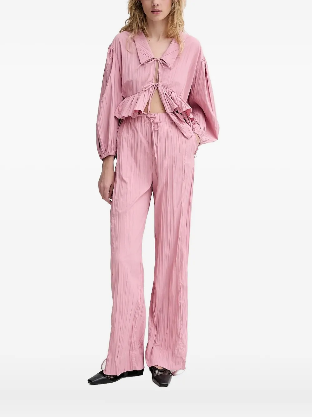 Блузка с рюшами Stine Goya, розовый 
Блузка с рюшами Stine Goya, розовый