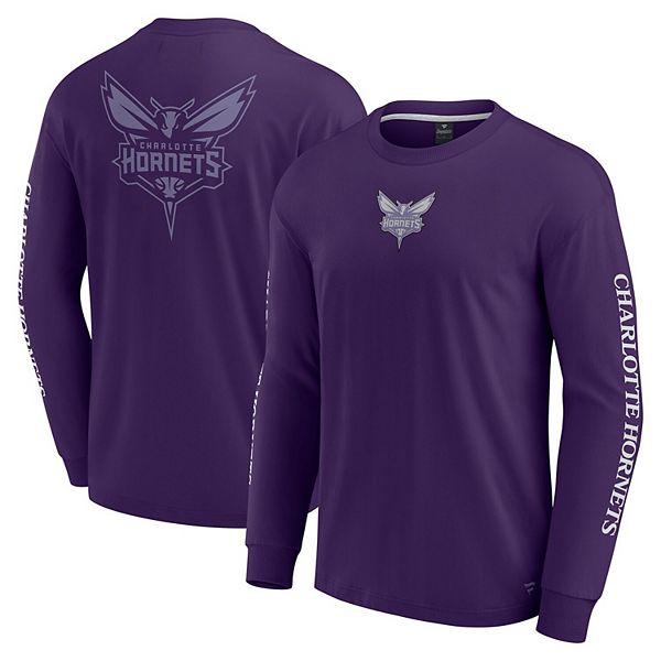Мужская фиолетовая футболка с длинным рукавом Charlotte Hornets Elements Strive Fanatics
Мужская фиолетовая футболка с длинным рукавом Charlotte Hornets Elements Strive Fanatics