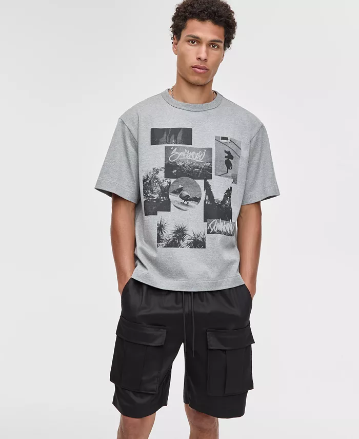 Мужская футболка с фотоколлажем свободного кроя Mode of One, серый
Мужская футболка с фотоколлажем свободного кроя Mode of One, серый