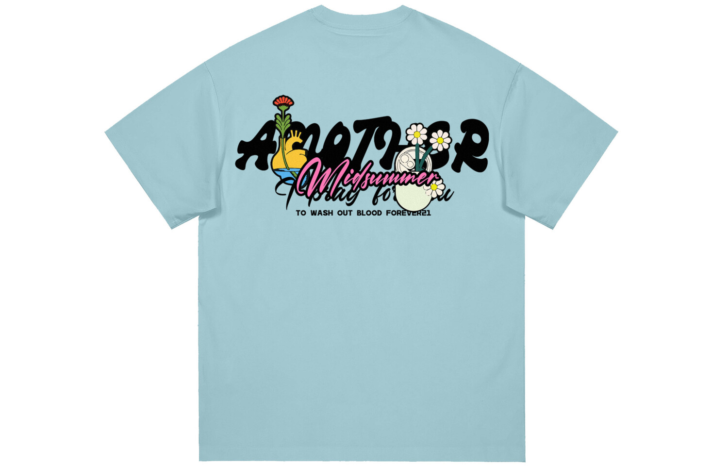 Футболка унисекс Forever 21, голубой
Футболка унисекс Forever 21, голубой