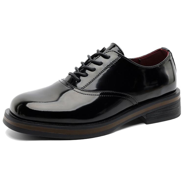 WEISHIBANGWEI Кожаные повседневные туфли мужские черные со скрытой платформой, цвет Black Hidden Wedge
WEISHIBANGWEI Кожаные повседневные туфли мужские черные со скрытой платформой, цвет Black Hidden Wedge