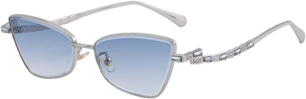 Модные винтажные солнцезащитные очки «кошачий глаз» с кристаллами для женщин, трендовые летние очки с градиентом из страз и защитой от ультрафиолета UV400 mincl, Blue
Модные винтажные солнцезащитные очки «кошачий глаз» с кристаллами для женщин, трендовые летние очки с градиентом из страз и защитой от ультрафиолета UV400 mincl, Blue