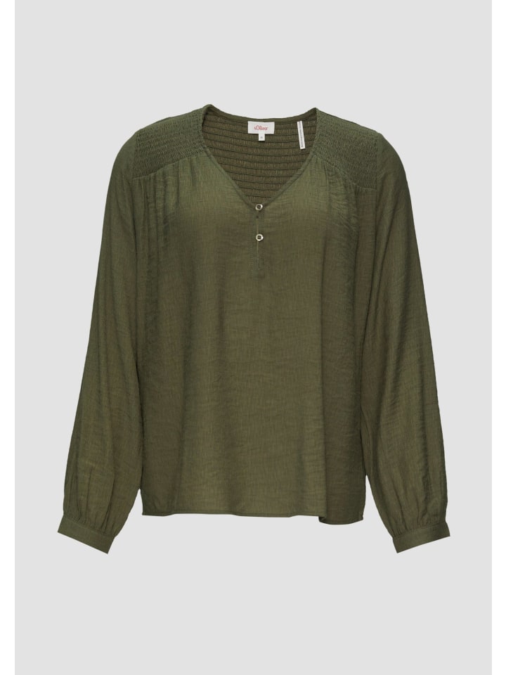 Блузка 7926_оливково-зеленого цвета s.Oliver
Блузка 7926_оливково-зеленого цвета s.Oliver