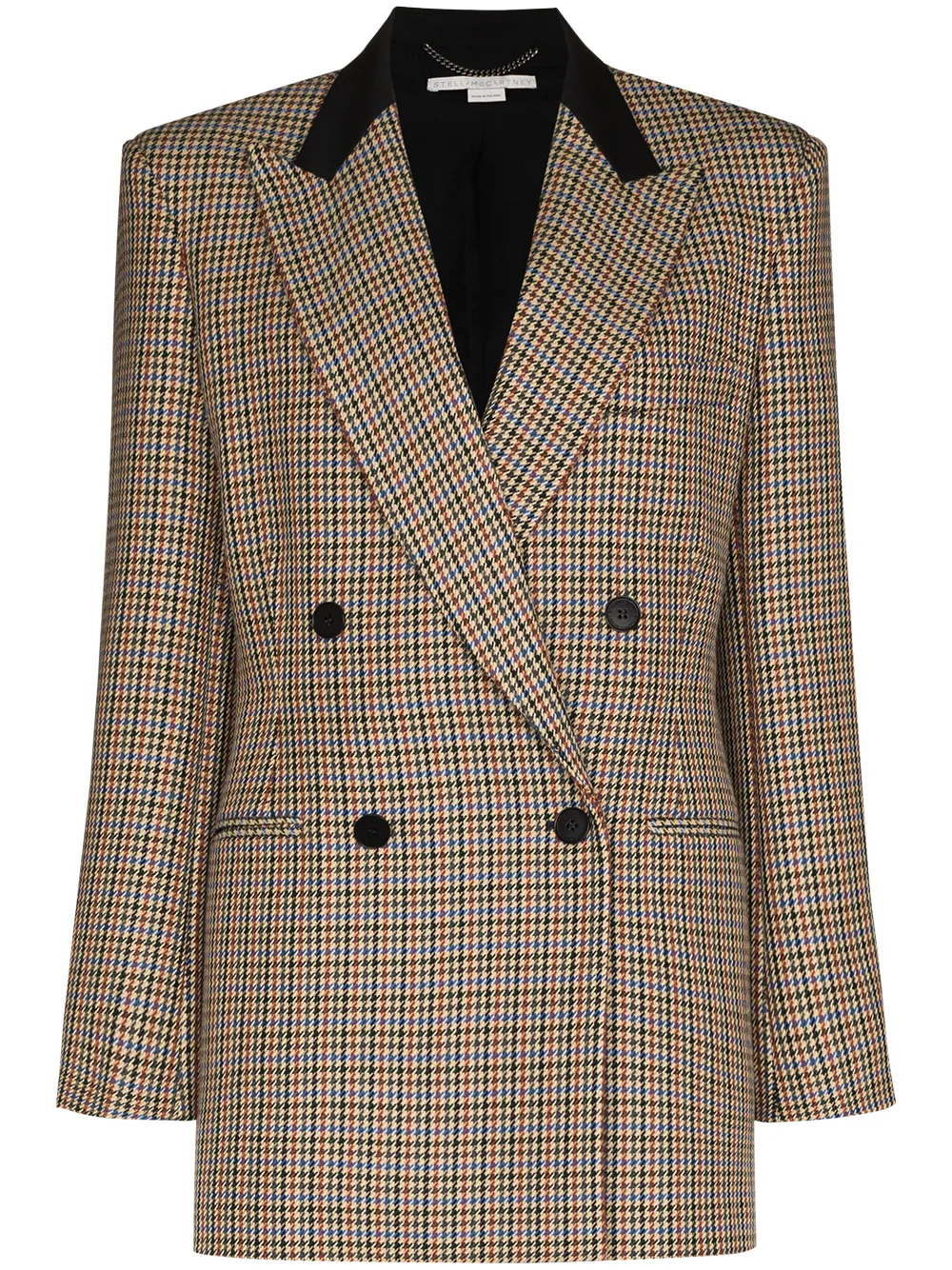 Двубортный блейзер в ломаную клетку STELLA MCCARTNEY, нейтральный
Двубортный блейзер в ломаную клетку STELLA MCCARTNEY, нейтральный
