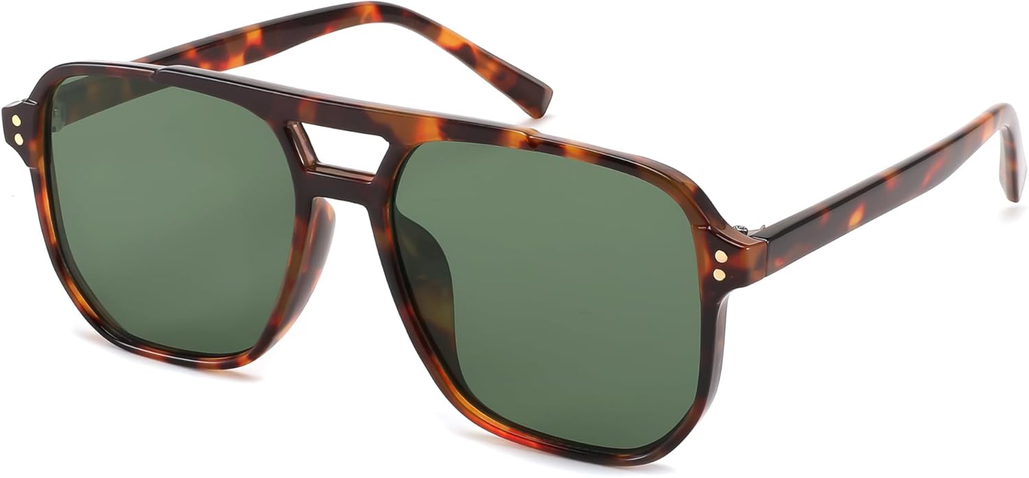 Солнцезащитные очки FEISEDY в стиле ретро, квадратные, авиаторские, женские и мужские, винтажные, 70-е годы, модные, в пластиковой оправе, B2835, Tortoise Frame/Dark Green Lens
Солнцезащитные очки FEISEDY в стиле ретро, квадратные, авиаторские, женские и мужские, винтажные, 70-е годы, модные, в пластиковой оправе, B2835, Tortoise Frame/Dark Green Lens
