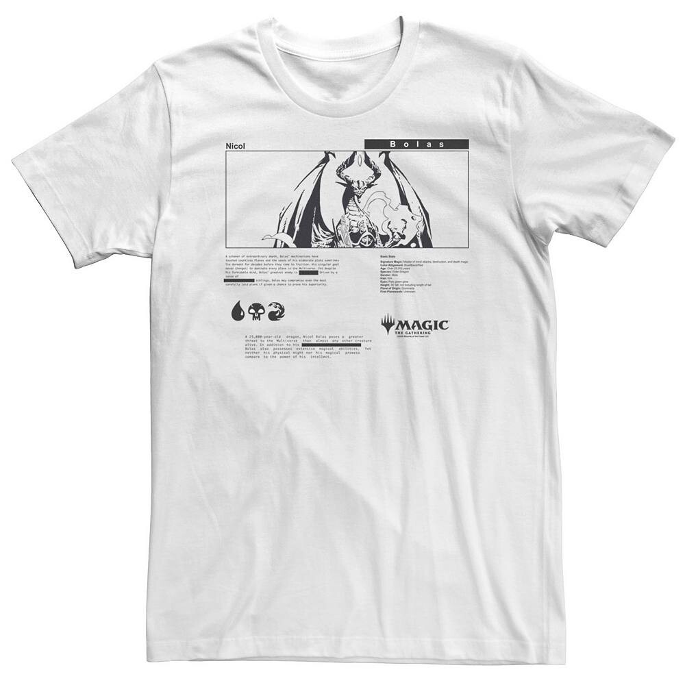 Футболка Big & Tall Magic: The Gathering, вдохновленная улицей Никола Боласа Licensed Character, белый
Футболка Big & Tall Magic: The Gathering, вдохновленная улицей Никола Боласа Licensed Character, белый