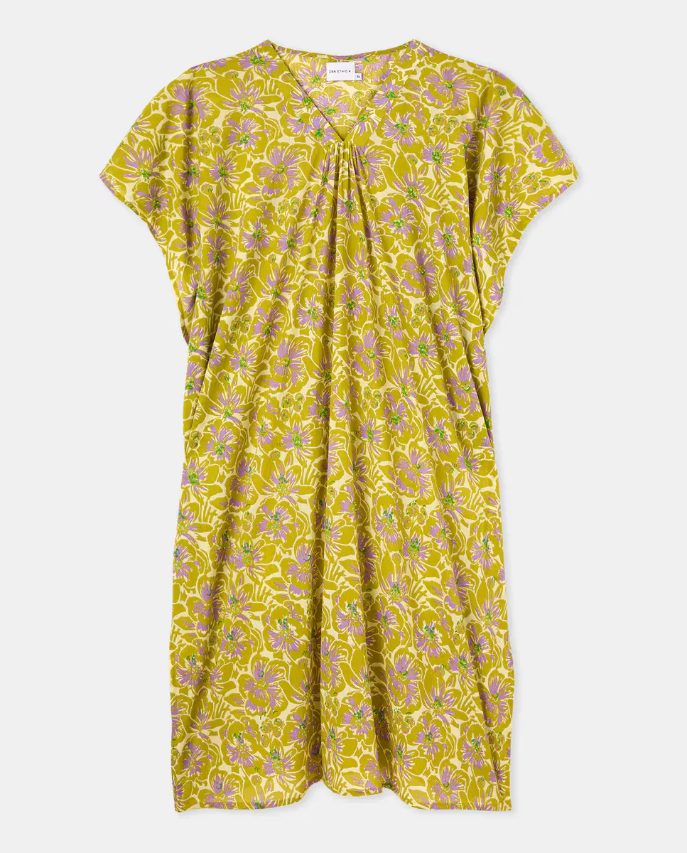 Кафтан из хлопка Zen Ethic, зеленый
Кафтан из хлопка Zen Ethic, зеленый