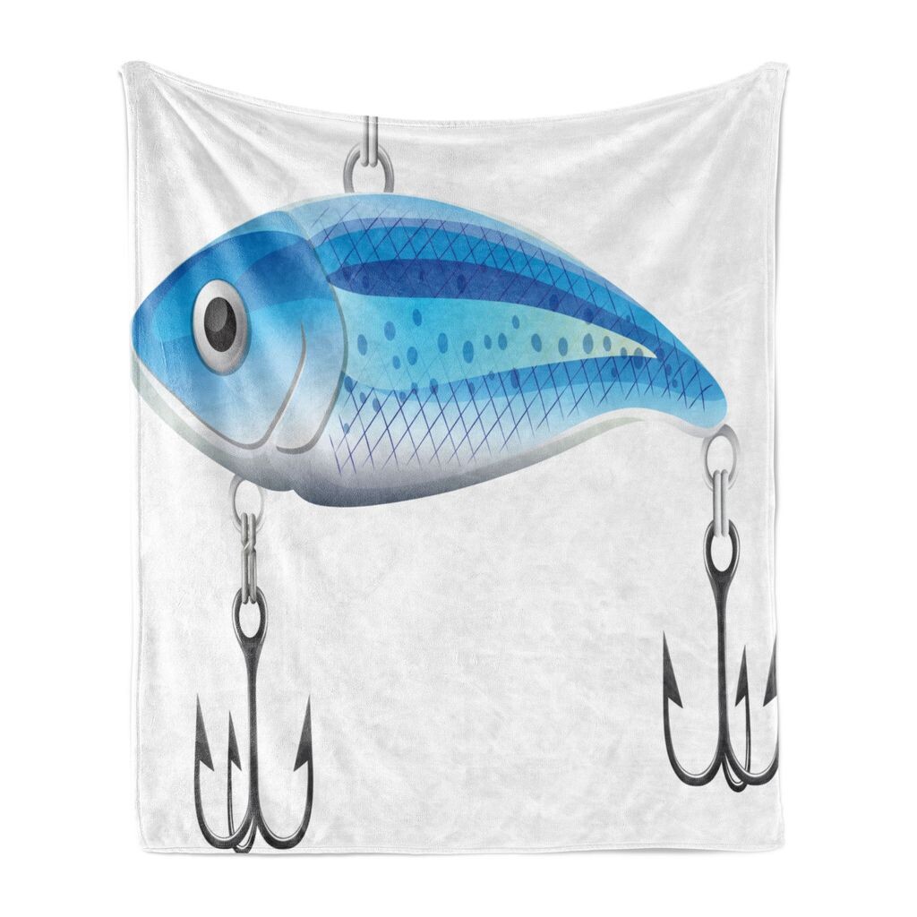 ABAKUHAUS Fishing Theme Мягкое фланелевое флисовое одеяло, элементы рыбалки с искусственной приманкой и крючками на однотонном фоне, 175 x 230 см, небесно-голубой белый
ABAKUHAUS Fishing Theme Мягкое фланелевое флисовое одеяло, элементы рыбалки с искусственной приманкой и крючками на однотонном фоне, 175 x 230 см, небесно-голубой белый