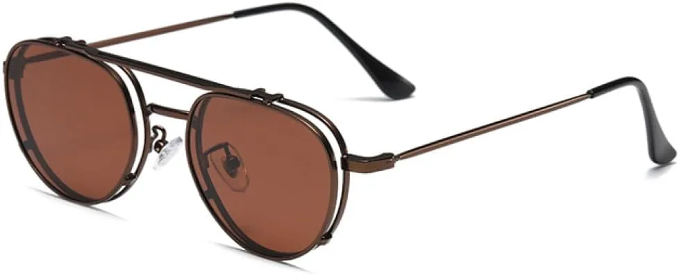 Винтажные солнцезащитные очки в стиле стимпанк для женщин, ретро-очки овальной формы из металла для мужчин, панк-очки, очки для мужчин UV400 MTZJH, C3 Brown
Винтажные солнцезащитные очки в стиле стимпанк для женщин, ретро-очки овальной формы из металла для мужчин, панк-очки, очки для мужчин UV400 MTZJH, C3 Brown