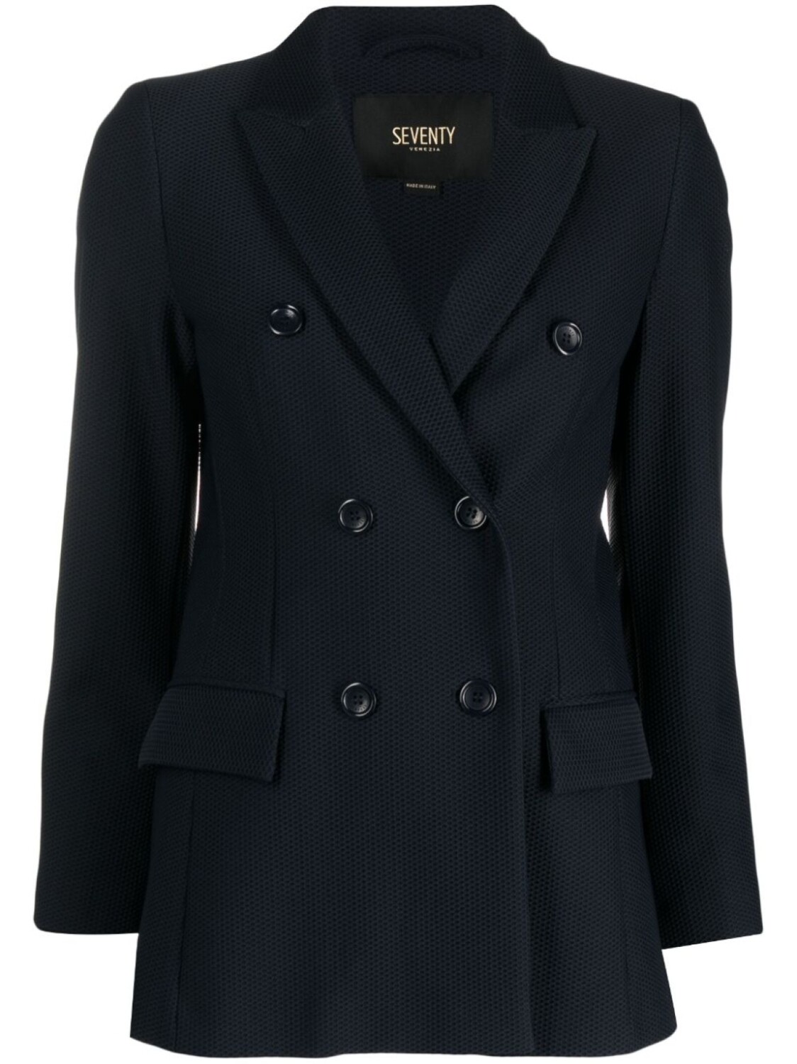 Двубортный блейзер строгого кроя Seventy, синий
Двубортный блейзер строгого кроя Seventy, синий