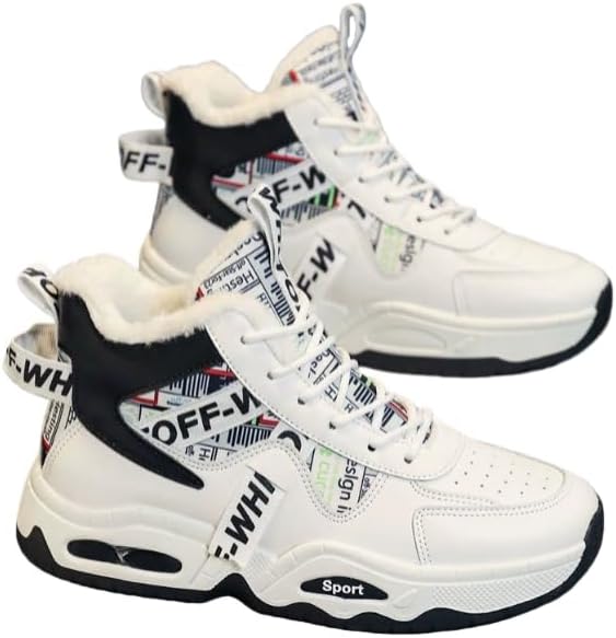 Мужские высокие кроссовки с флисовой подкладкой, теплая зимняя повседневная обувь для улицы и ежедневной носки, стильная утепленная обувь для мужчин Txlkgqw, черный
Мужские высокие кроссовки с флисовой подкладкой, теплая зимняя повседневная обувь для улицы и ежедневной носки, стильная утепленная обувь для мужчин Txlkgqw, черный