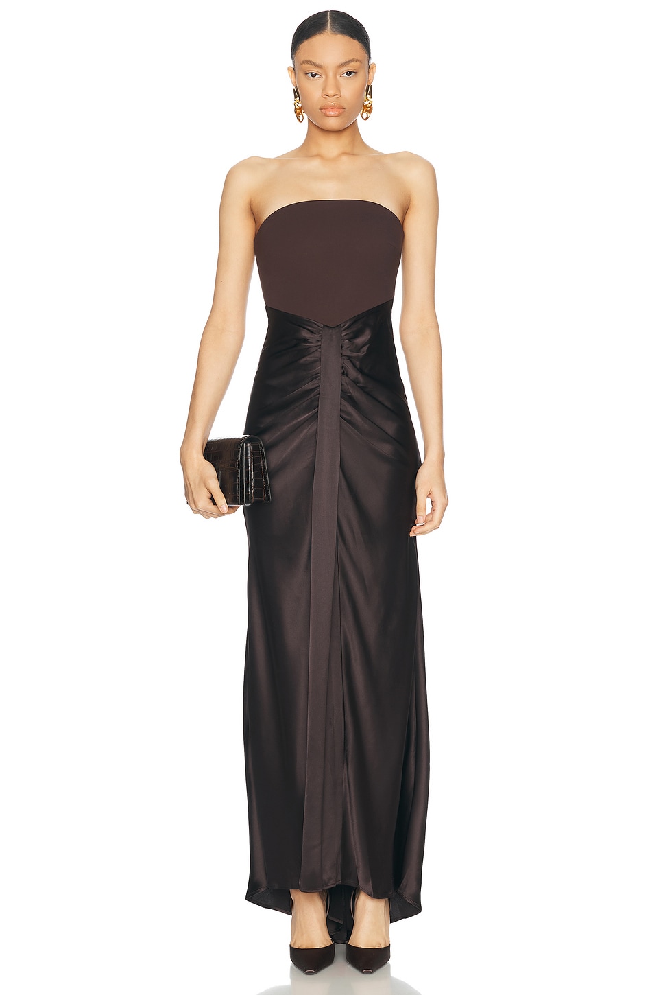 Путешествующее платье Staud, цвет Dark Chocolate
Путешествующее платье Staud, цвет Dark Chocolate
