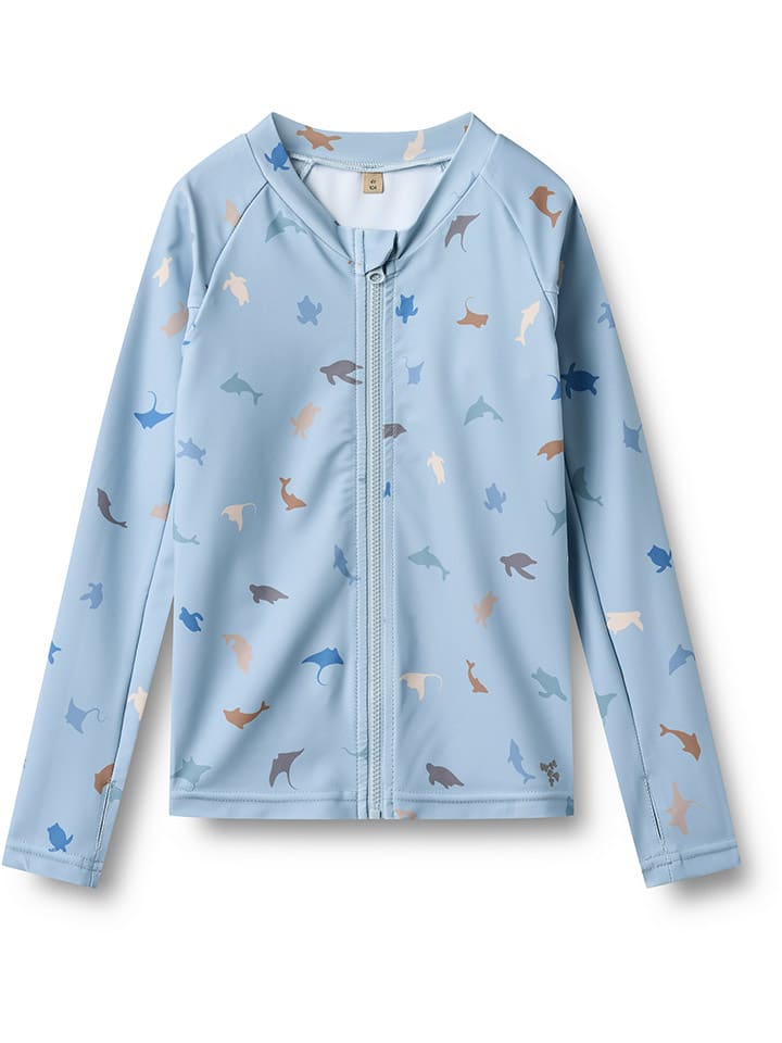 Wheat Купальная футболка "Ада" светло-голубого цвета
Wheat Купальная футболка "Ада" светло-голубого цвета