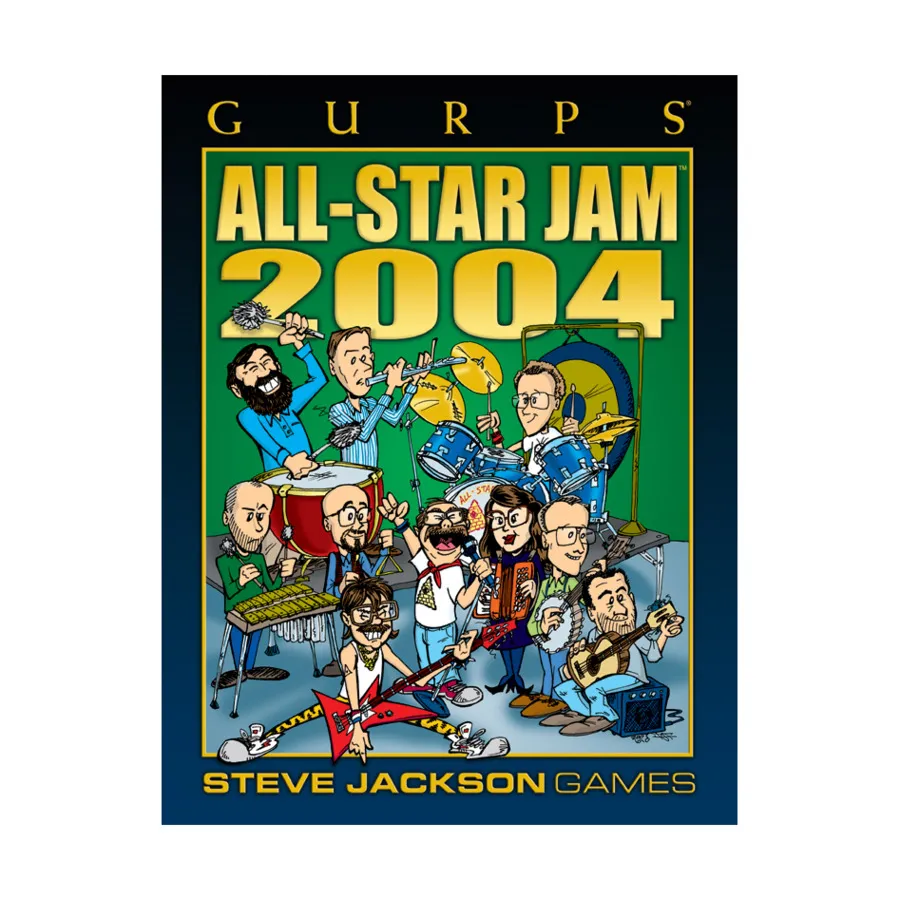 All-Star Jam 2004, GURPS (1st-3rd Edition) - Rules Supplements, мягкая обложка
All-Star Jam 2004, GURPS (1st-3rd Edition) - Rules Supplements, мягкая обложка