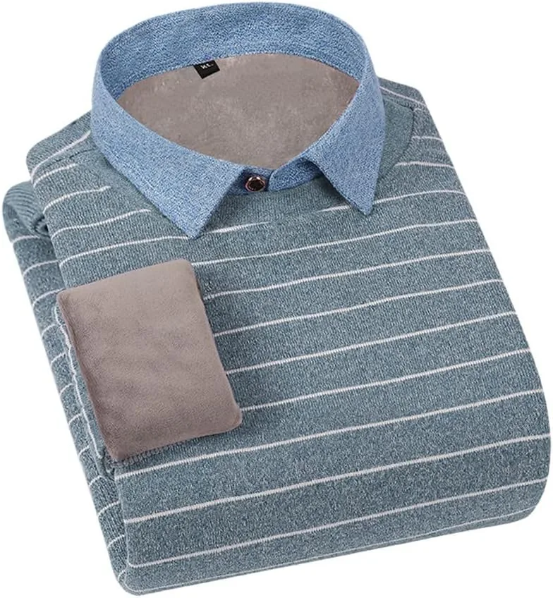 Мужской фальш-двубортный свитер с воротником, зимний тренд, вельвет, полоска KEHAIOO
Мужской фальш-двубортный свитер с воротником, зимний тренд, вельвет, полоска KEHAIOO