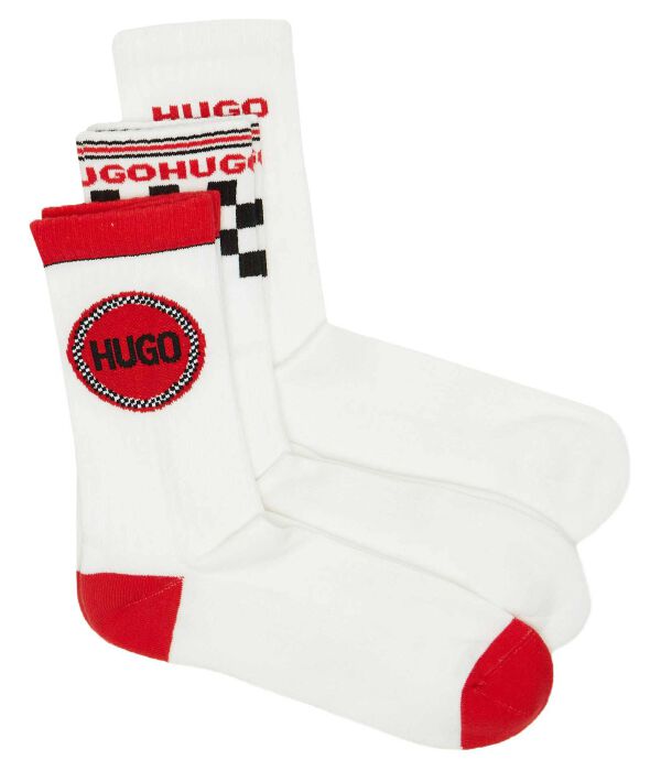 Носки мужские Hugo Bodywear с логотипом 3 пары, белый/красный
Носки мужские Hugo Bodywear с логотипом 3 пары, белый/красный