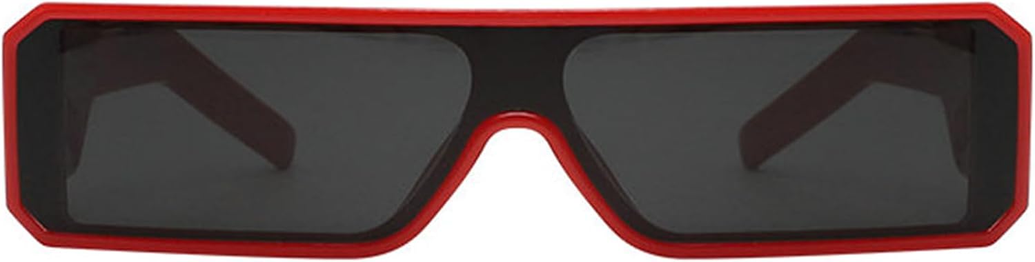 Солнцезащитные очки Willochra с маленькими заклепками для женщин и мужчин, футуристические солнцезащитные очки-щитки, прямоугольные, с плоской верхней частью, стильные миниатюрные очки F27, Red
Солнцезащитные очки Willochra с маленькими заклепками для женщин и мужчин, футуристические солнцезащитные очки-щитки, прямоугольные, с плоской верхней частью, стильные миниатюрные очки F27, Red