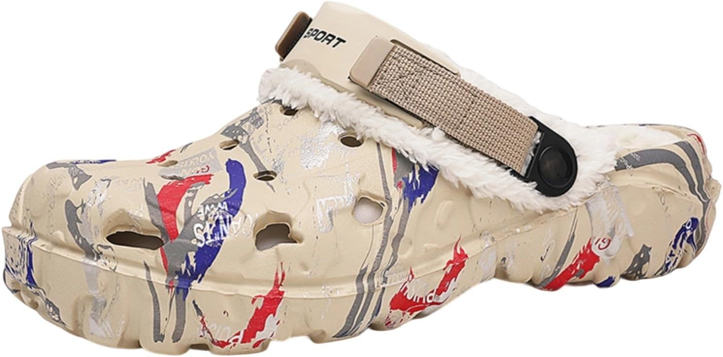 Мужские зимние клоги из ЭВА - водонепроницаемые, с теплой флисовой подкладкой, слипоны с регулируемым задним ремешком, для дома, сада и улицы Eliogn, хаки
Мужские зимние клоги из ЭВА - водонепроницаемые, с теплой флисовой подкладкой, слипоны с регулируемым задним ремешком, для дома, сада и улицы Eliogn, хаки