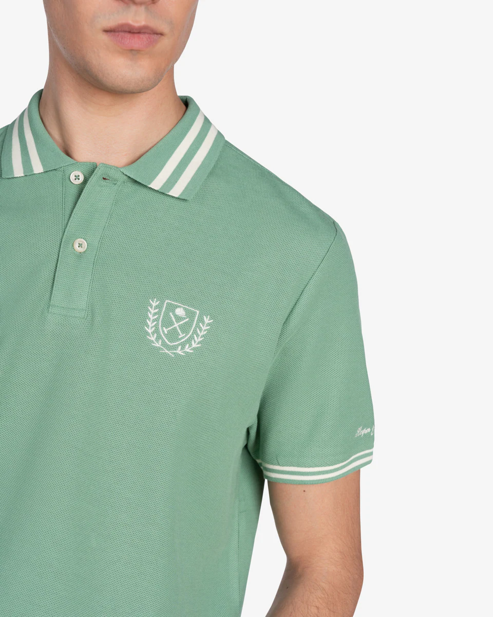 Мужская поло из хлопка с коротким рукавом в полоску Harper & Neyer, светло-зеленый
Мужская поло из хлопка с коротким рукавом в полоску Harper & Neyer, светло-зеленый