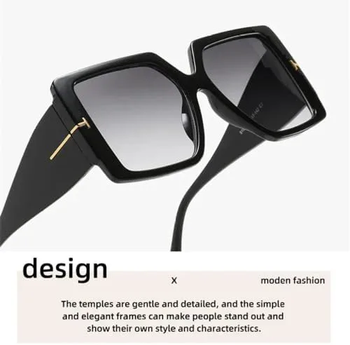 Винтажные солнцезащитные очки большого размера с квадратным градиентом для женщин, модель 2026 года, для активного отдыха, с широкими дужками MTZJH, Tea Stripes
Винтажные солнцезащитные очки большого размера с квадратным градиентом для женщин, модель 2026 года, для активного отдыха, с широкими дужками MTZJH, Tea Stripes