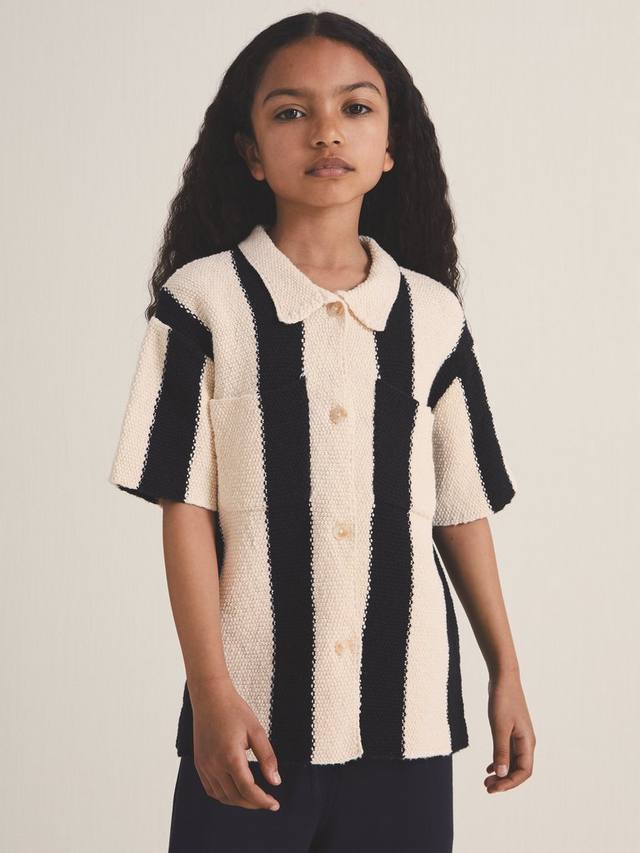 Детская рубашка Clive Cotton Stripe Textured от Les 100 Ciels Reiss, Black
Детская рубашка Clive Cotton Stripe Textured от Les 100 Ciels Reiss, Black