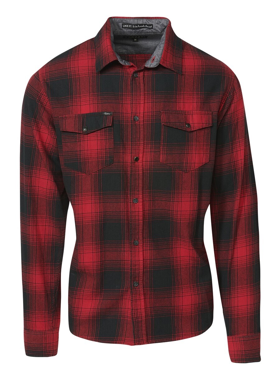 Клетчатая рубашка KOROSHI Slim fit Button Up Shirt, красный
Клетчатая рубашка KOROSHI Slim fit Button Up Shirt, красный