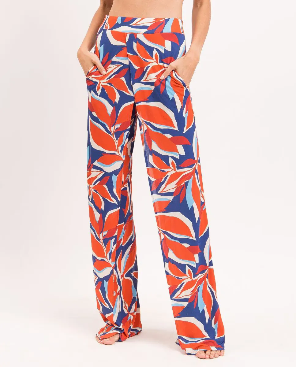 Длинные пляжные брюки с принтом Río de Sol, синий
Длинные пляжные брюки с принтом Río de Sol, синий