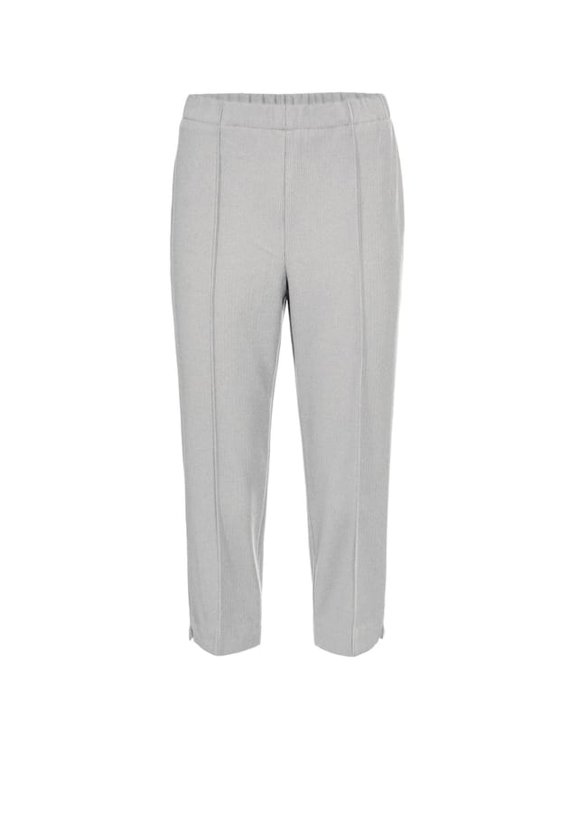 Короткий размер: удобные брюки с рубчиком 7/8 Goldner, серый
Короткий размер: удобные брюки с рубчиком 7/8 Goldner, серый