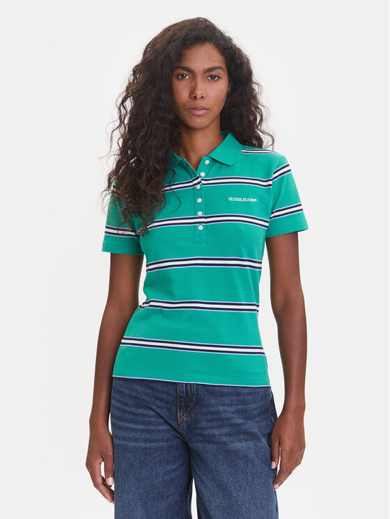 Топ classic fit W5YP40 KCYR1 Guess Jeans, зеленый
Топ classic fit W5YP40 KCYR1 Guess Jeans, зеленый