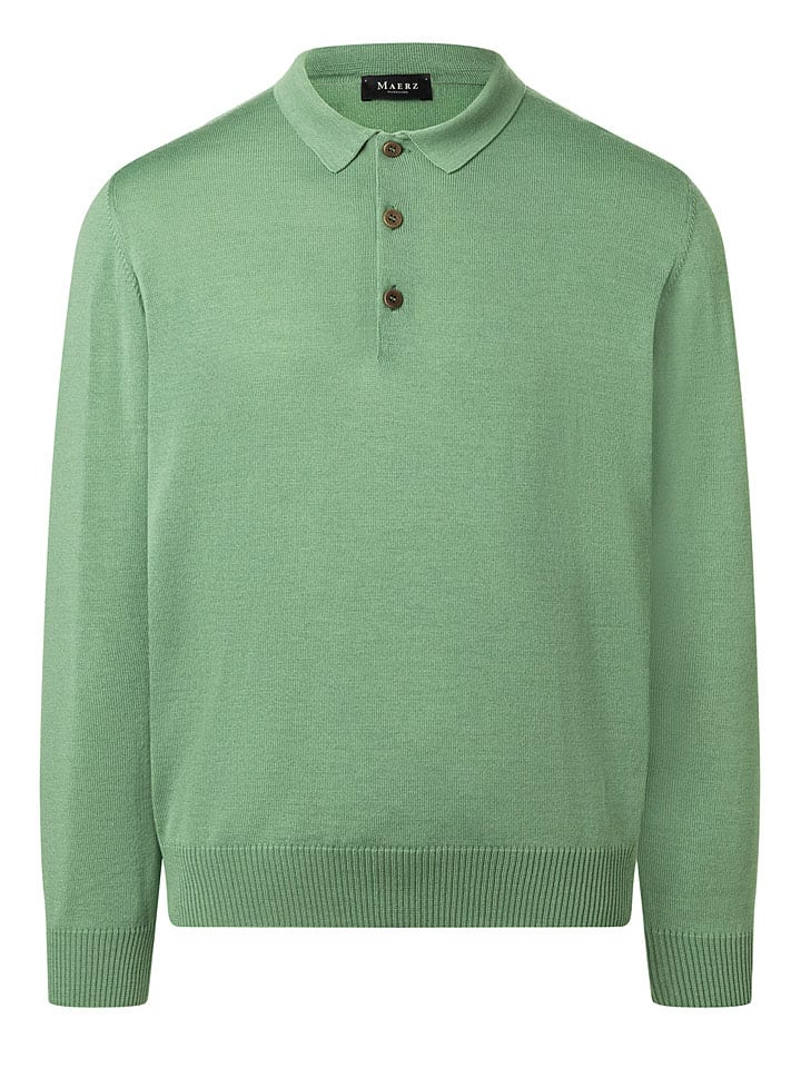 Шерстяной свитер светло-зеленого цвета Maerz Muenchen
Шерстяной свитер светло-зеленого цвета Maerz Muenchen