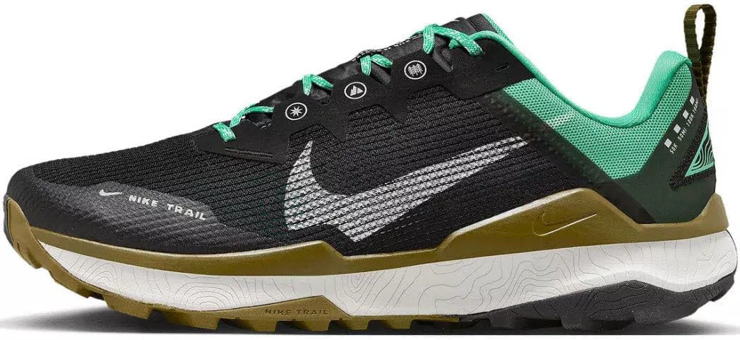 Мужские кроссовки для бега Nike React Wildhorse 8, черный/зеленый/оливковый/белый
Мужские кроссовки для бега Nike React Wildhorse 8, черный/зеленый/оливковый/белый